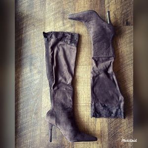 Women’s brown OTK boots new size 10